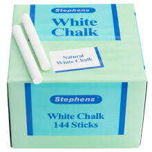 Stephens Tapered Chalk Stick White Pack of 144 RS522553 RS522553