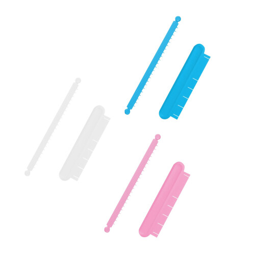 Adjustable Cake Arc Templates For Accurate-white blue powder