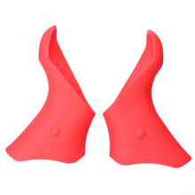 Silicone Brake Lever Hood Covers For Shimano ST5600/5601/6600 Shifters, NonSlip WeatherResistant, Red