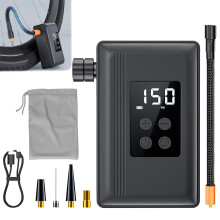 Air Rush Electric Pump, 150 Psi Pressure Inflation, 29s Fast Inflation, Three Lighting Modes, Road/MTB