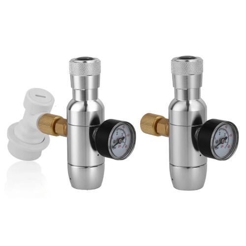 Home Brew CO2 Regulator 0-60PSI Pressure Valves Kitchen-Style B 1