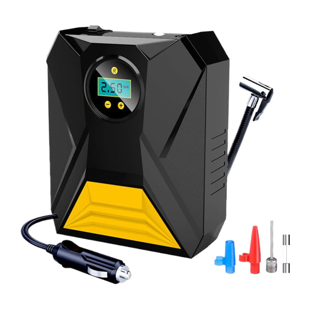 Tire Inflator Portable Air Compressor, 12V Cordless Electric Pump With Digital Pressure Gauge Bike Motorcycle Truck 9412369191618