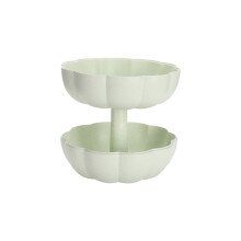 Detachable Serving Dish With Compartments, Double Layer Snack Serving Container For Various Snacks And Occasions, Non-Toxic No Smell Strong Durable Th