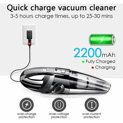 Προηγμένη ασύρματη ηλεκτρική σκούπα, 120W υγρού/στεγνού καθαρισμού με αστραπιαία 2
