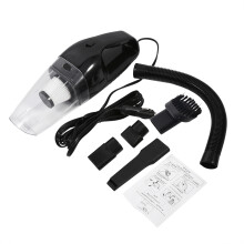Tragbarer Nass-/Trockensauger für Autos, Schwarz, Unübertroffene Reinigungskraft, Starke Saugkraft, 12V/120W Handstaubsauger für Autos, Kompaktes