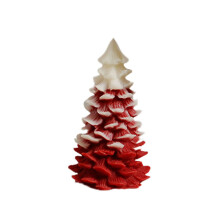 Decorative Candle Making, Medium Red Christmas Tree Silicone Mold, Adds Fragrance To The Room, Reusable Craft Molds Food Grade Silicone, Ideal Gift