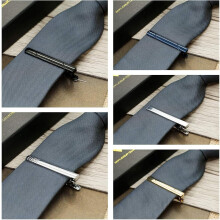 Elegantes pinzas para corbata para hombres, juego de pasadores de corbata de aleación de metal de alta calidad con sujeción segura y aspecto