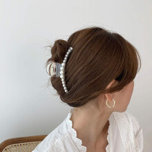 Pinces à cheveux élégantes en perles, pinces décoratives en perles avec une forte adhérence pour cheveux épais, design élégant pour femmes et