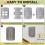 Ξυστήρι γωνιών για κατοικίδια, εύκολο στην εγκατάσταση σε γωνίες, καναπέδες, 7