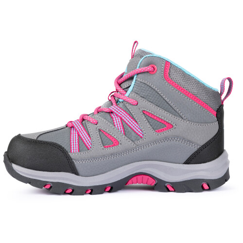 Trespass (1, Grey) Trespass Kids Walking Boots Waterproof Gillon II 2