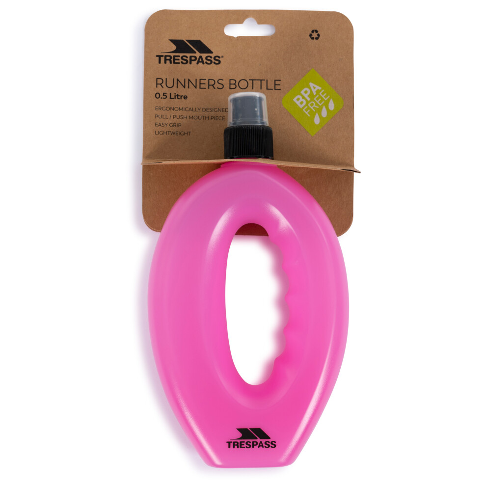 Trespass (350, ) Unisex Sports Bottle Sprint - Handheld Gym Use Pink