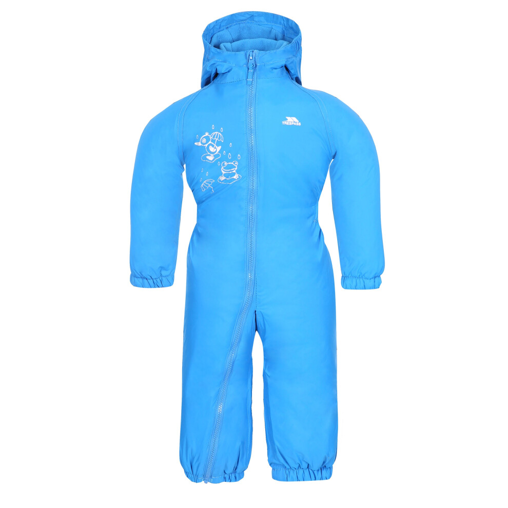 Trespass (12/18, Cobalt) Babies Rainsuit Waterproof Dripdrop