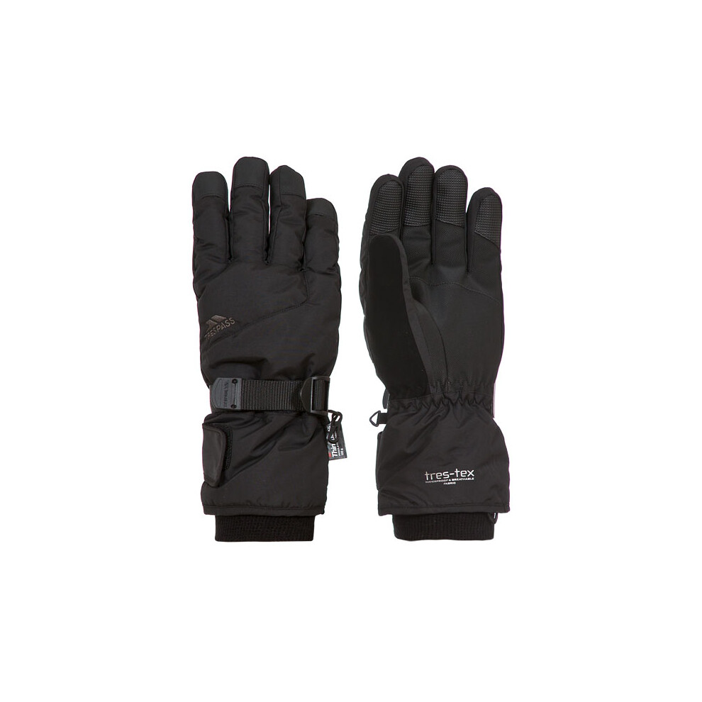 Trespass Men's Black Adults Ergon Ski Skiing Snowboarding Gloves - Size M - Image 3