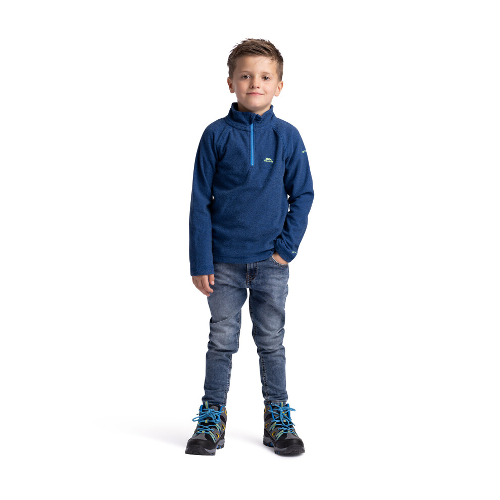 Trespass (7-8 Years, Blue) Boys 1/2 Zip Fleece Pullover Top Keynote Blue,Not,Specified
