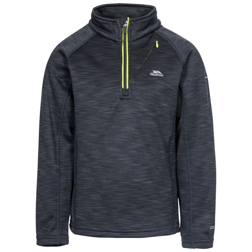 Trespass (2-3 Years, Black Marl) Boys 1/2 Zip Fleece Edvin