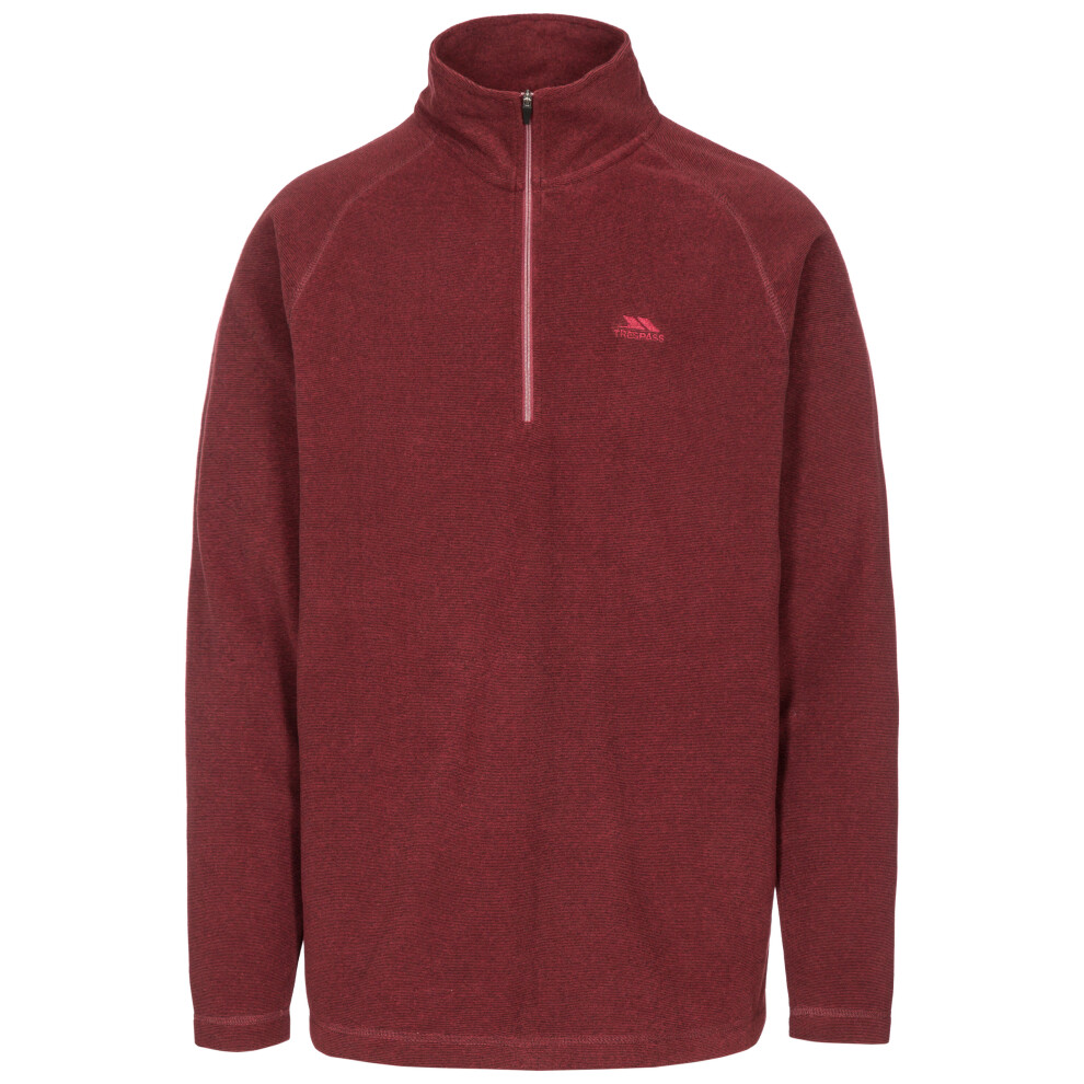 Trespass (S, Prune) Mens 1/2 Zip Fleece Pullover Keynote Purple