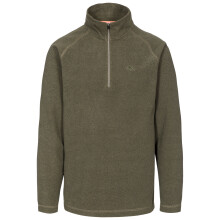 (M, Moss) Trespass Mens 1/2 Zip Fleece Pullover Keynote
