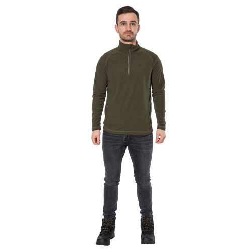 Trespass (L, Moss) Trespass Mens 1/2 Zip Fleece Pullover Keynote 1