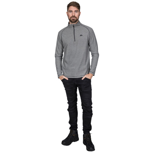 Trespass (S, Black) Trespass Mens 1/2 Zip Fleece Pullover Keynote 2