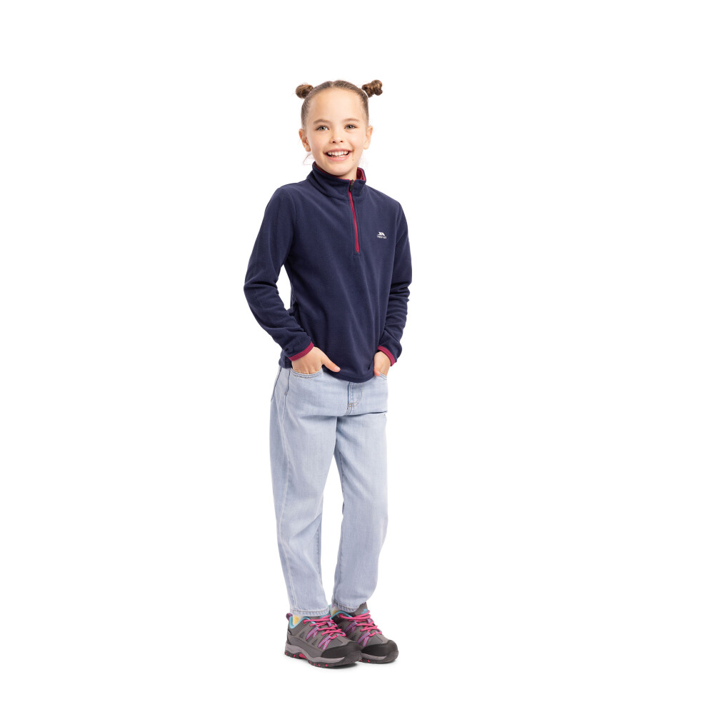Trespass (2-3 Years, Navy/Berry) Girls 1/2 Zip Jumper Pullover Sybil