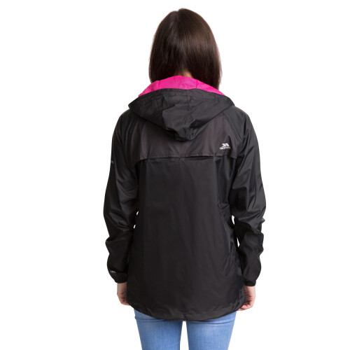 Trespass (10, Black) Trespass Womens Waterproof Jacket Packaway Qikpac 2