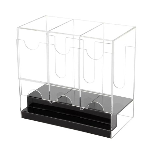 Modern Simple Card Organizers Multiple Compartment Acrylic-B