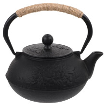 Cast Iron with Tea Strainer Boiling Vintage Camping Kettle Whistling Tea Kettle Camping Water Pot Teapot Warmer Various Colours