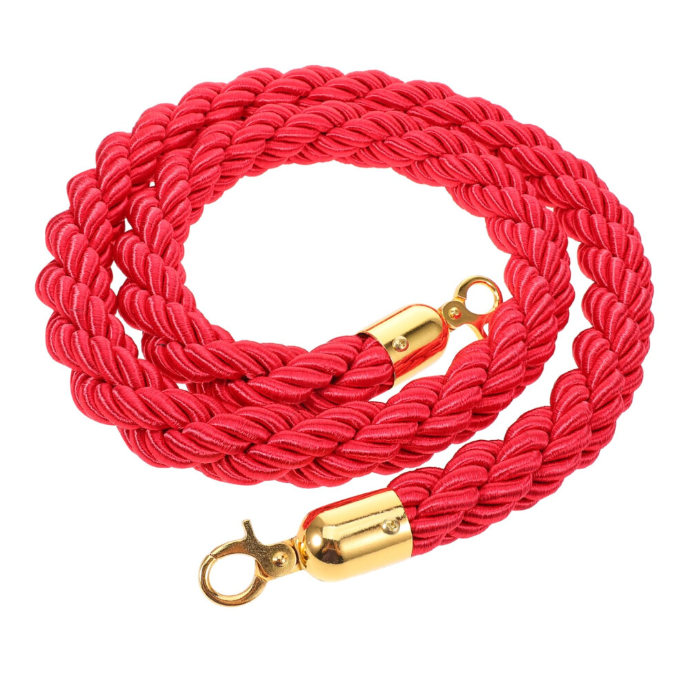 Queue Barrier Rope Long For Crowd Control In Hotels And Airports With Stable Titanium Hook Support Rope For Effective. 9412369192820