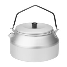 Camping Kettle for Open Fire  1 Liter Aluminum Alloy for Camping, Coffee, Tea  Outdoor Kitchen