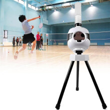 Automatic Badminton Server Machine Robot Indoor Outdoor Training Equipment Beginner Practice Netball