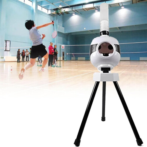 Automatic Badminton Server Machine Robot Indoor Outdoor Training Equipment Beginner Practice Netball