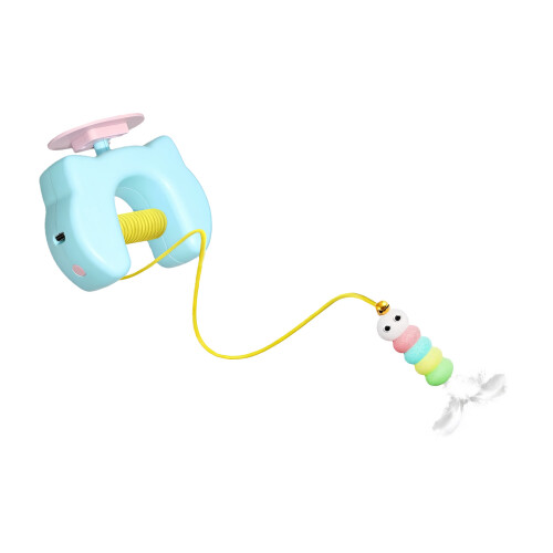 Cats Interactive Teaser Toy with Bouncing Elevating for-Blue