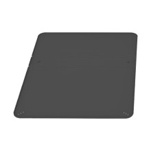 Rutschfestes Silikon-Hunde-Pipi-Pad, faltbares Design,-Schwarz