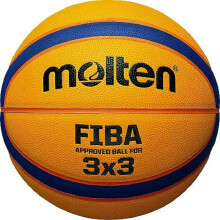 3x3 Official Match Basketball, Yellow, Size 6