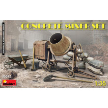 MIN35593 - Miniart 1:35 - Concrete Mixer Set