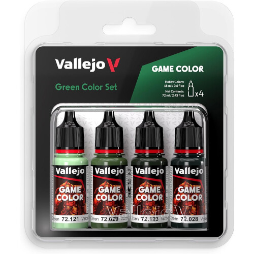 AV Game Color Set - Green Colors (x4)