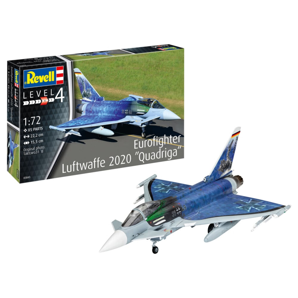 Revell Eurofighter Luftwaffe 2020 Quadriga Level 4 Model Kit