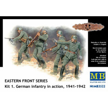 Mas3522 - Masterbox 1:35 - Eastern Front Series Kit 1 German Infantry