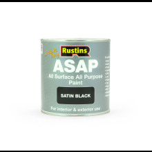 Rustins ASAPBL1000 ASAP Paint Black 1 Litre
