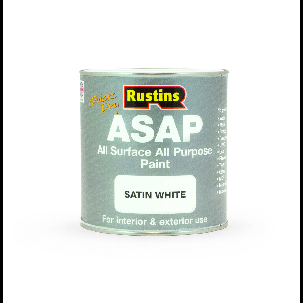 Rustins ASAP1000 Paint White 1 Litre