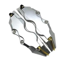 2 Pcs Car Brake Caliper Cover for VOLVO XC90 2010, Durable Front Rear Kits, Silver