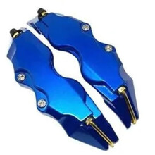 Car Brake Caliper Cover For Dacia Duster 2Piece Aluminum Blue Front And Rear Wheel Hub Kit 24x6.5x4.5 cm