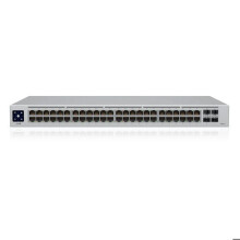 Ubiquiti UniFi USW-48-POE network switch Managed L2 Gigabit Ethernet (10/100/1000) Power over Ethernet (PoE) 1U Stainless steel