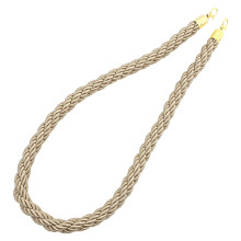 Safety rope, party queue rope, barrier rope with hooks, crowd control barrier rope, queue barrier rope, safety line, guardrail line.