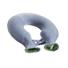 Ergonomische Cervicale Warmwaterkruik Met Zachte Fleece-Blauw