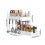 Under Sink Organizer, Multi-Purpose Storage Sliding Basket Organizer for Kitchen Bathroom, ABS Plastic Construction Easy Assembly No Tools Required 4