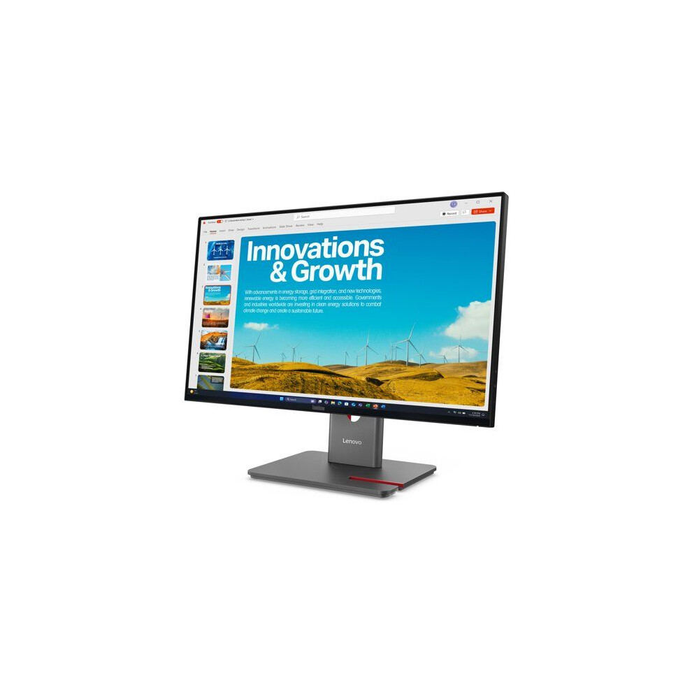 Lenovo 23.8" 2560 X 1440 Wled Ips 120Hz 16:9 300Cd/MãÂ² 4Ms 178Ã / 178Ã Usb Pd (140W) Black 198156544872