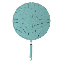 Dishwasher Safe Silicone Microwave Splatters Cover-Nordic blue