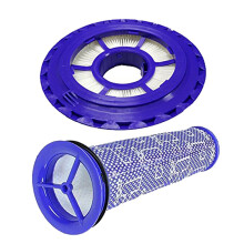 Stark sugprestanda Dyson filterbyte, hälsa livsstil tvättbara återanvändbara filter för DC41DC65DC66Ball Animal flergolvsdammsugare, 2