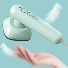 Compact Micro Steam Iron, Non-Stick Ceramic Soleplate, Adjustable Steam Levels & Rotatable Handle, Wet & Dry Ironing For Worldwide Use, Portable &